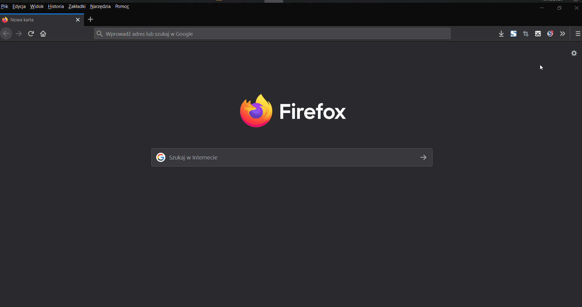 Mozilla FireFox - Ścieżka pierwsza